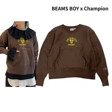 BEAMS BOY Champion 별주 리버스 위브 맨투맨 XS