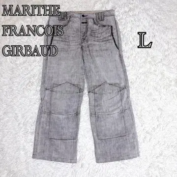 Y2K 마리떼 프랑소와 저버 와이드 데님 L 데님 팬츠 그레이