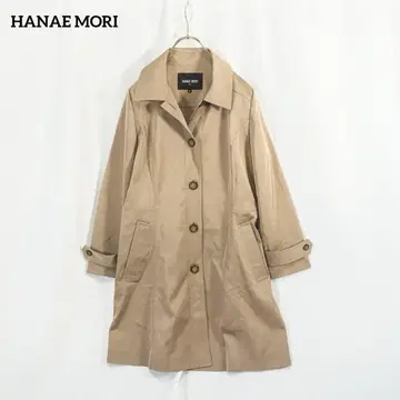 새상품급 HANAE MORI deux 하나에모리 스텐카라 코트 38