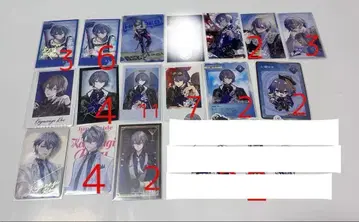 니지산지 코야나기 로우 트레이딩 카드 폴라로이드풍 카드 일괄