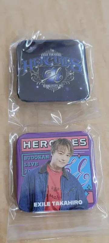EXILE TAKAHIRO 캔뱃지 2종 세트