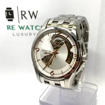 R7-3621 HAMILTON H325651 자동 손목시계 실버