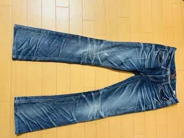 DOUBLE STITCH 다크 블루 데님