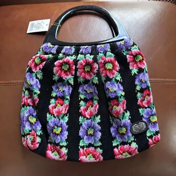 가격 인하 택 포함 미사용 새상품 페이 핸드백 FEILER 꽃무늬