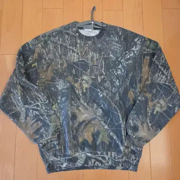 90s jerzees mossy oak real tree sweat L