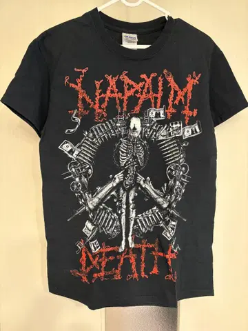 Napalm Death 셔츠 블랙