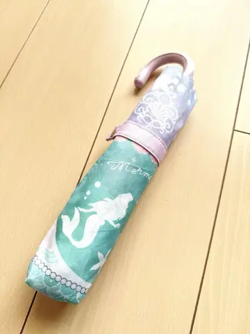 디즈니 스토어 아리엘 우천 겸용 접이식 우산