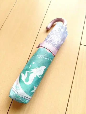 디즈니 스토어 아리엘 우천 겸용 접이식 우산