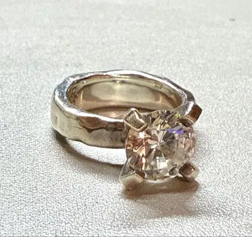 e.m. 실버 925 큐빅 지르코니아 반지