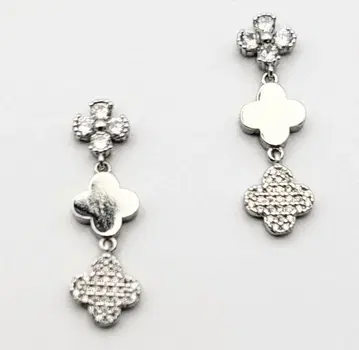 Silver925 플라워 스윙 귀걸이