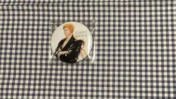 BLEACH 쿠로사키 이치고 후목 루키아 원화전 캔뱃지