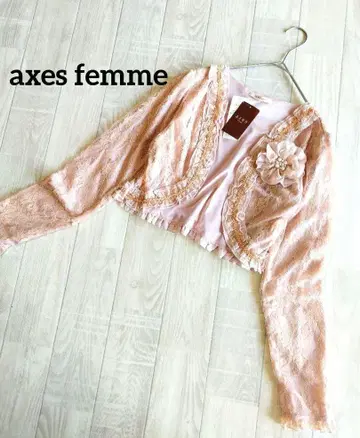 미사용 새상품 axes femme 레이스 볼레로 결혼식 파티 코사지