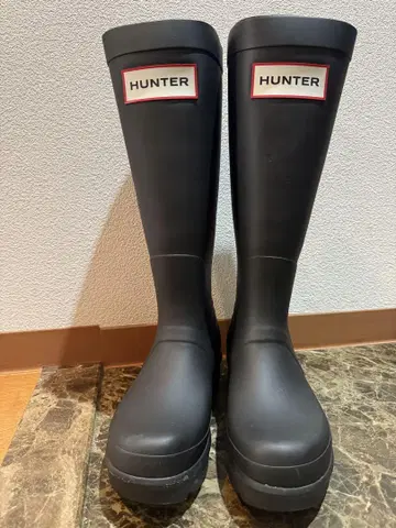 HUNTER NEW 디자인 통굽 장화