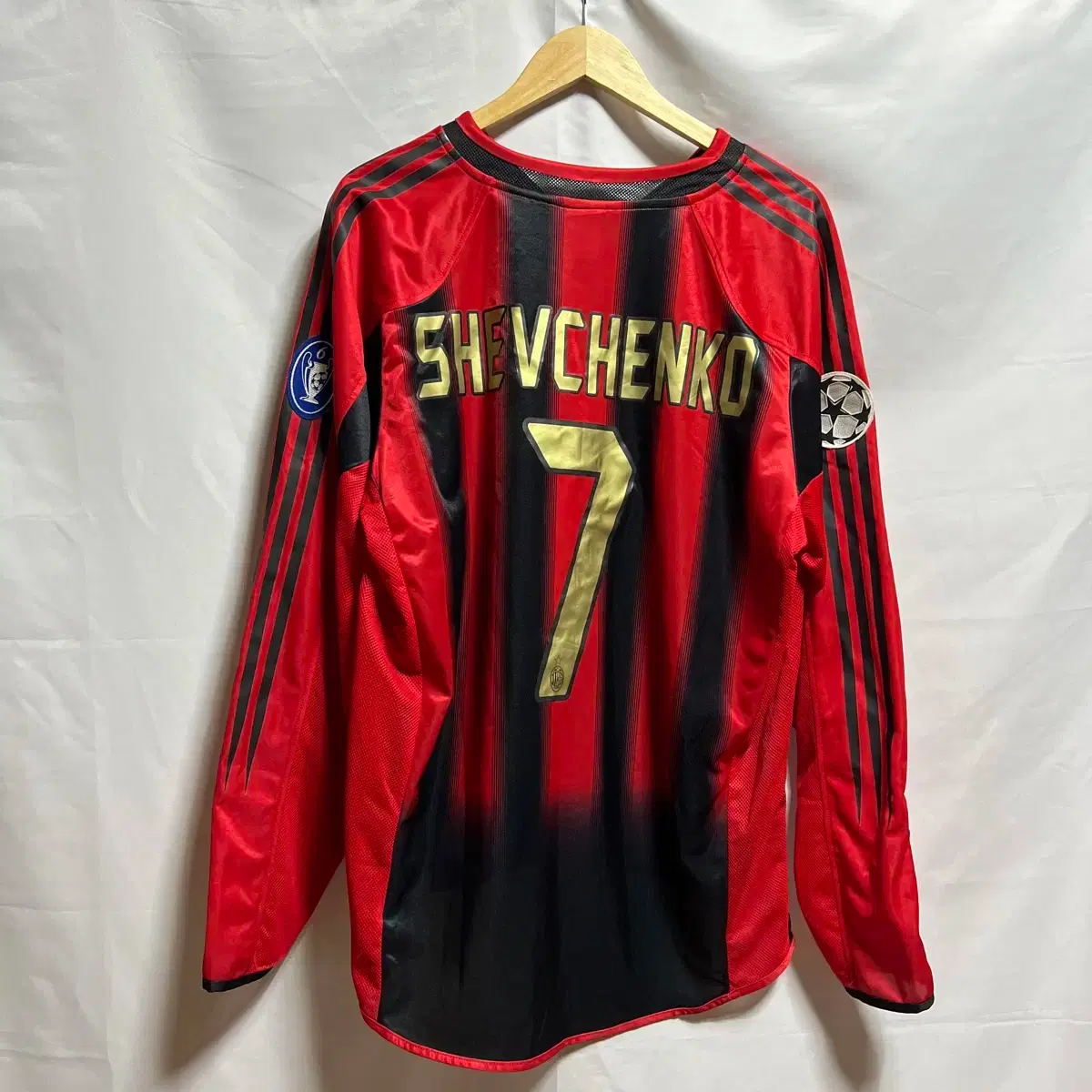 Authentic/L] Adidas AC Milan 04-05 Shevchenko Long Sleeve
