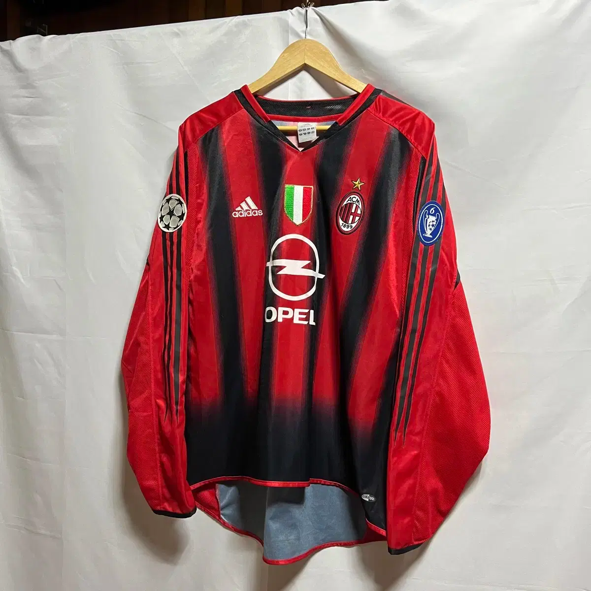 Authentic/L] Adidas AC Milan 04-05 Shevchenko Long Sleeve