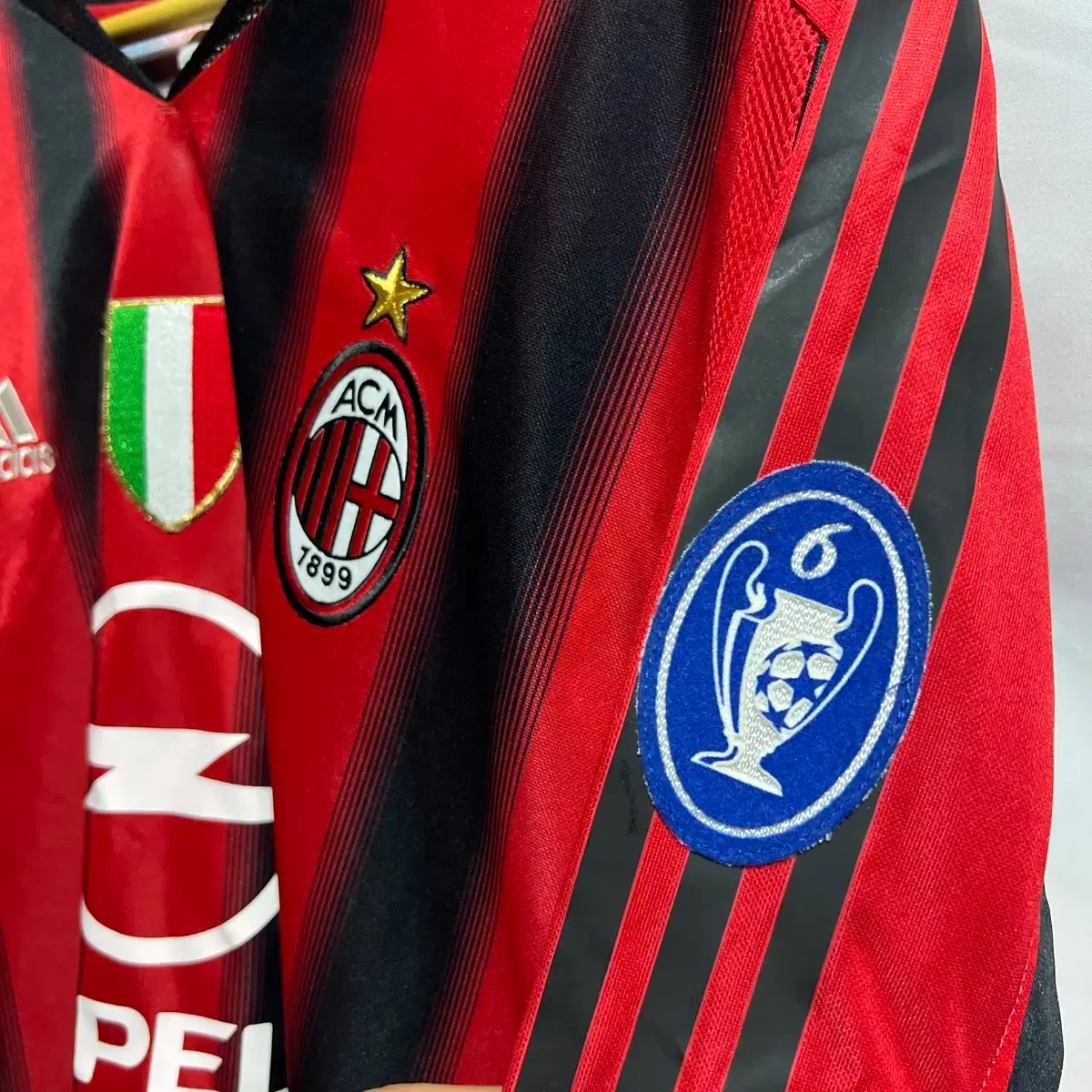 Authentic/L] Adidas AC Milan 04-05 Shevchenko Long Sleeve