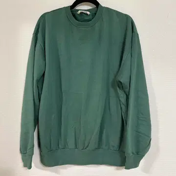 AURALEE 그린 크루넥 트레이닝복