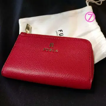 FURLA 가죽 키케이스 레드 수납 가방 포함