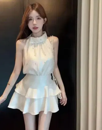 비쥬 홀터넥 셋업 S
