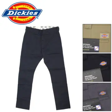 Dickies (디키즈) WD5882 스트레치 내로우 팬츠 블랙
