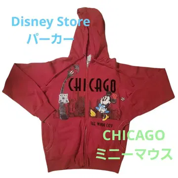 [새상품급] Disney 집업 후드티 미니 마우스 시카고 M 사이즈