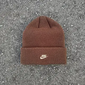 NIKE 비니 니트 모자 브라운 90s 00s