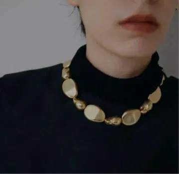 UND DEFORMED STONE NECKLACE 실버