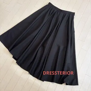 드레스테리아 비대칭 플레어 스커트 size36