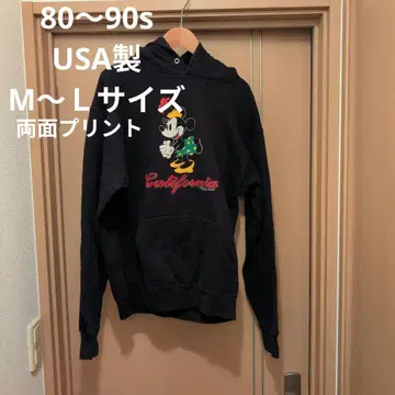 80~90s 미니 마우스 후드티 USA M~L 사이즈 양면 프린트