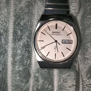 1970년대 SEIKO KING QUARTZ 손목시계 실버
