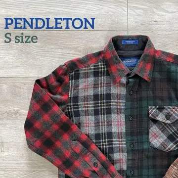 PENDLETON A&F 별주 클레이지 패턴 플란넬 셔츠 S