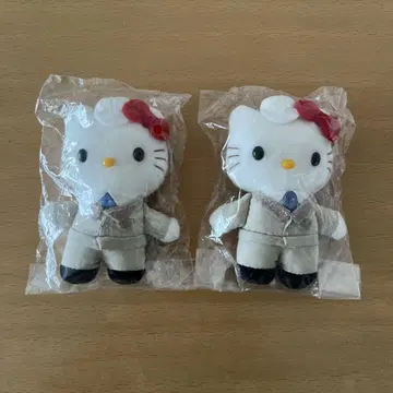 [ 미개봉 ] 헬로키티 다이와 하우스 봉제 인형 키링