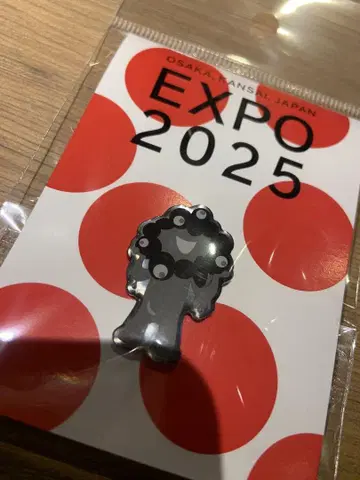 레어 EXPO2025 미야쿠미야쿠 핀 배지 블랙 블랙 핀즈