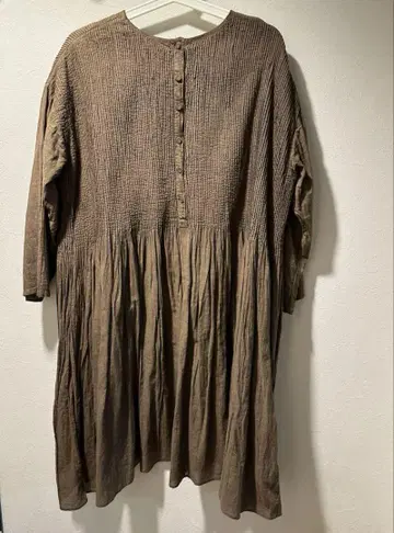 maison de soil 다크 브라운 튜닉