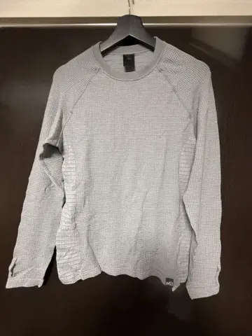 MILLET 와플 울 크루 HEATHER GREY