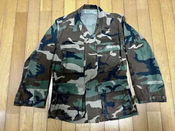 70s(추정) 우드랜드 카모 BDU 자켓 카모플라주 미군 빈티지