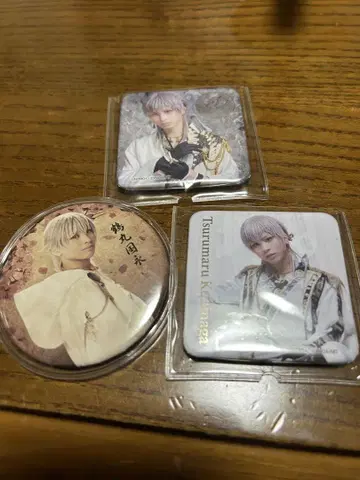 츠루마루 쿠니나가 캔뱃지 세트 3개