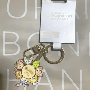 상하이 디즈니 닷피 프렌즈 회전 키링