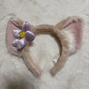디즈니 리나벨 머리띠 핑크 복슬복슬