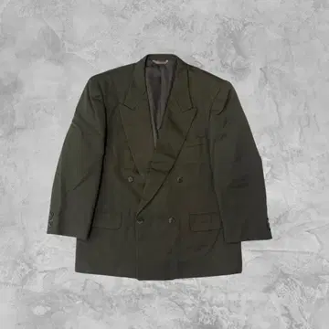 90's vintage 더블 브레스트 자켓 그린 계열 테일러드 블레이저
