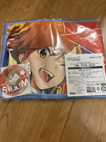 SideM 세가 럭키 쿠지 머플러 타월 캔뱃지 타치바나 시로