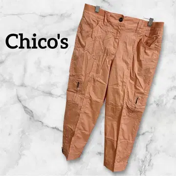 Chico's 팬츠 the ultimate fit 크롭 기장 코랄 핑크