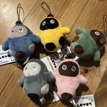 LOVOT 밴딩 끈 포함 봉제 인형 전 5종 세트
