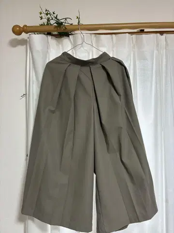 무인양품 하카마 팬츠 베이지 M 새상품급