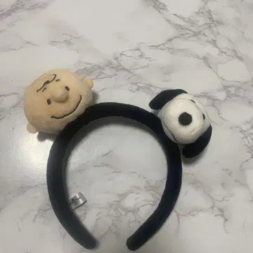스누피 찰리 브라운 머리띠