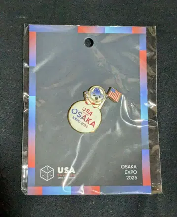 오사카 만박 EXPO USA 미국관 핀 배지 스파크 우주 비행사