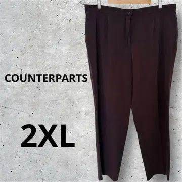 COUNTERPARTS 브라운 슬랙스 18W 심플