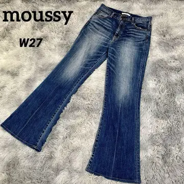 MOUSSY 마우지 플레어 데님 청바지 27 부츠컷 빈티지