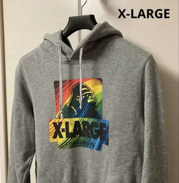 X-LARGE 엑스라지 빅 로고 후드티 풀오버 남성용 M