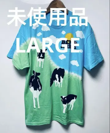 미사용품 BEN & JERRY'S OVER PATTERN S/S TEE